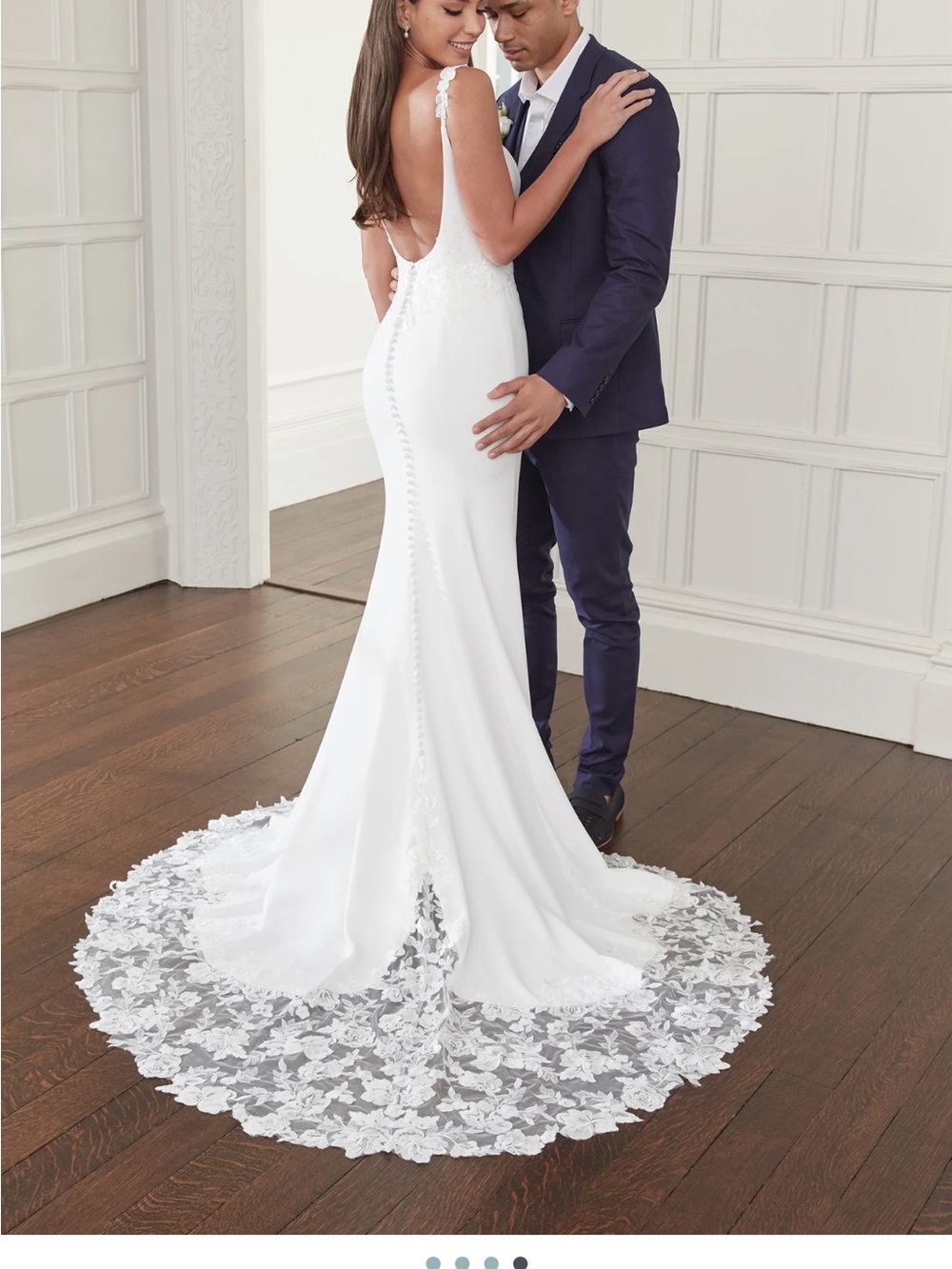 Sincerity Bridal (Justin Alexander) Style 44358 - Ivory Fit & Flare: Size 2